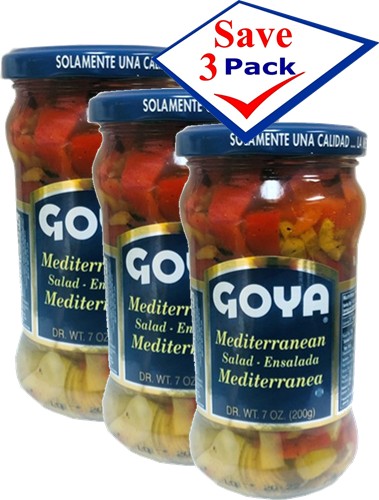 Goya Mediterranean Salad 7 oz Pack of 3